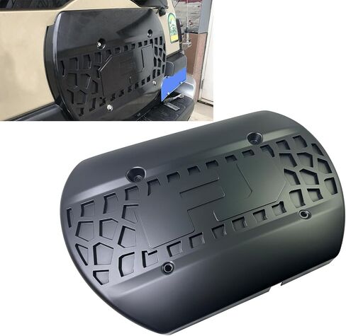 غطاء الإطار الاحتياطي الخلفي متوافق مع 2007 2008 2009 2010 2011 2012 2013 2014 Toyota FJ Cruiser 4.0 w/o كاميرا احتياطية من البلاستيك الصلب الأسود in Saudi Arabia