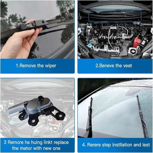Windscreen Wipers Motor Compatible with A3 A4 Q5 Q7 S4 SQ5 579603 Parts 4F9955711C 4F9955711 579602 4F995571A 4F995571B in Saudi Arabia