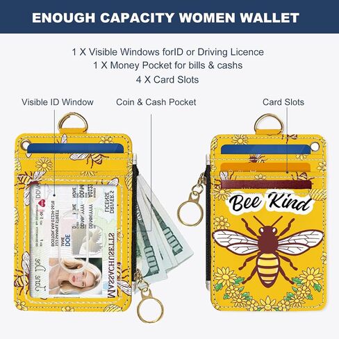 Slim Wallet Credit Card Holder,Cat Struck By Lightning, RFID Wallet Women Cute Small Front Pocket Wallet With Zipper, PU Leather Thin travel RFID Blocking Card Case ID Window,Ladies Gifts in Saudi Arabia