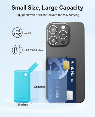 Orico 2TB SSD خارجي يصل إلى 2000 ميجابايت/ثانية محرك الحالة الصلبة المحمولة ، B20 in Kuwait