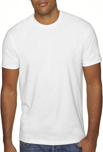 تي شيرت رجالي من Next Level Apparel مصنوع من الجلد السويدي الفاخر ذو رقبة دائرية in Kuwait