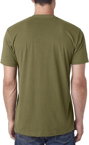 تي شيرت رجالي من Next Level Apparel مصنوع من الجلد السويدي الفاخر ذو رقبة دائرية in Kuwait