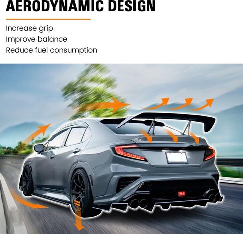 Rear Roof Spoiler, Compatible with 2022-2025 Honda Civic 11th Gen 4-Door Sedan(Not Fit Hatchback), ABS Plastic Type R Painted Gloss Black Car Window Top Spoiler Lip Wing in Kuwait