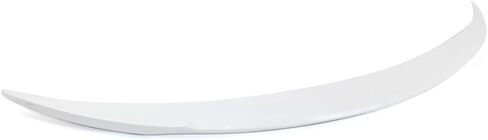 IKON MOTORSPORTS, Trunk Spoiler Compatible with 2017-2023 Tesla Model 3 Sedan 4-Door, IKON V Style Painted #PPSW White Water Pearl ABS Rear Wing Deck Lid in Saudi Arabia