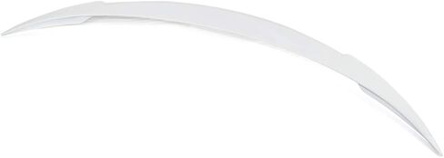 IKON MOTORSPORTS, Trunk Spoiler Compatible with 2017-2023 Tesla Model 3 Sedan 4-Door, IKON V Style Painted #PPSW White Water Pearl ABS Rear Wing Deck Lid in Saudi Arabia