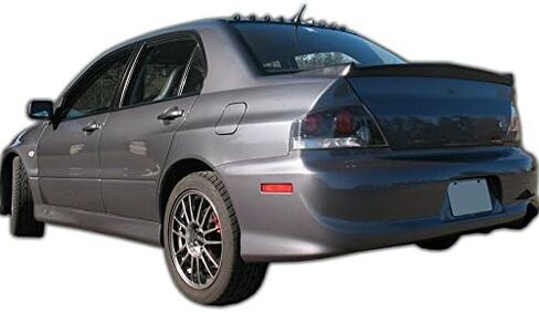 Glossy Black Vortex Shark Rear Roof Spoiler Wing Compatible with 2002-2007 Mitsubishi Lancer EVO, 2003 2004 2005 2006 in Saudi Arabia