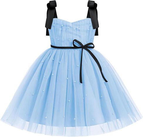 Toddler Girls Tulle Dress Spaghetti Strap Tutu Birthday Princess Pageant Party Dresses 9M-4Y in Saudi Arabia