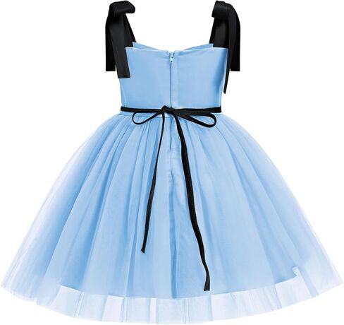 Toddler Girls Tulle Dress Spaghetti Strap Tutu Birthday Princess Pageant Party Dresses 9M-4Y in Saudi Arabia