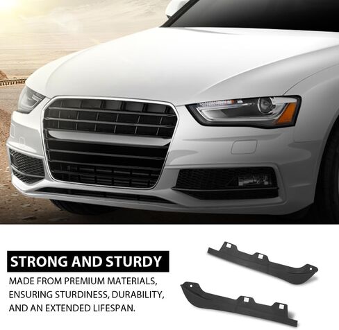G-PLUS 2PCS Front Splash Protection Shield Spoiler, Compatible with Audi A4 B8 S4 Quattro 2008-2015, 8K0853888A, 8K0853887A in Saudi Arabia