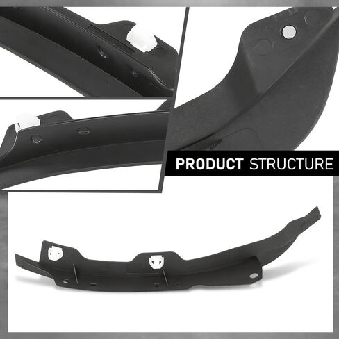 G-PLUS 2PCS Front Splash Protection Shield Spoiler, Compatible with Audi A4 B8 S4 Quattro 2008-2015, 8K0853888A, 8K0853887A in Saudi Arabia