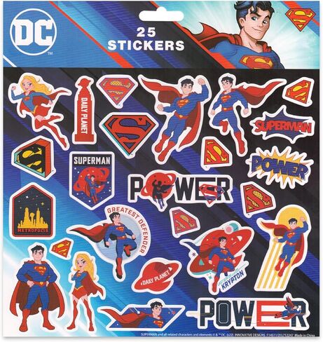 جوارب DC Comics Superman للأولاد والرجال - مجموعة Man of Steel Apparel للرجال مع 4 أزواج من جوارب Superman Crew مقاس 6-12 للبالغين بالإضافة إلى المزيد | رجل ضخم من الجوارب الفولاذية في سن المراهقة، بالغ in Kuwait