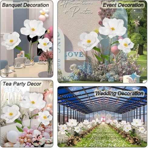 زهور صناعية عملاقة بطول 5.8 قدم للزينة، ديكور زهور EVA كبير، ترتيبات الزفاف، خلفية مأدبة عيد الميلاد، الفندق، المكتب، نافذة العرض (النبيذ) in Kuwait