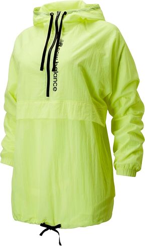 سترة نسائية من New Balance Sport Style Optiks Windbreaker - اللون: Lemon Slush - الحجم: M in Saudi Arabia