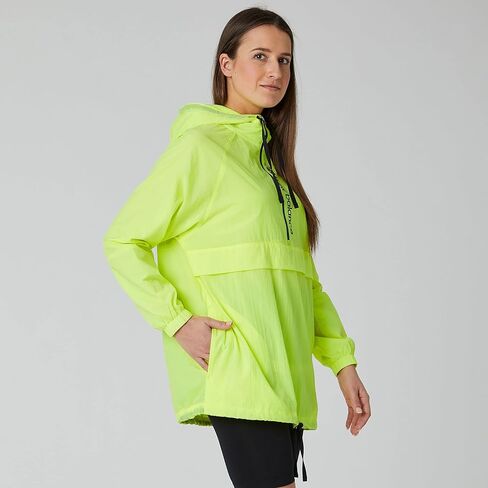 سترة نسائية من New Balance Sport Style Optiks Windbreaker - اللون: Lemon Slush - الحجم: M in Saudi Arabia