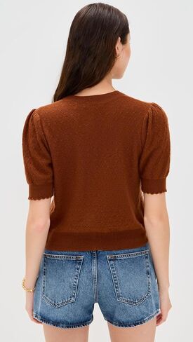 FRAME المرأة الكشمير Pointelle Cardi in Kuwait
