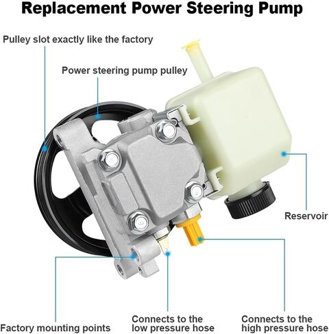 BGJ6E-32-600B EG2132650C Power Steering Pump 21-5495 56100-R40-305 for Mazda CX-7 2.3L-2007-2012 EG2132600A in Saudi Arabia