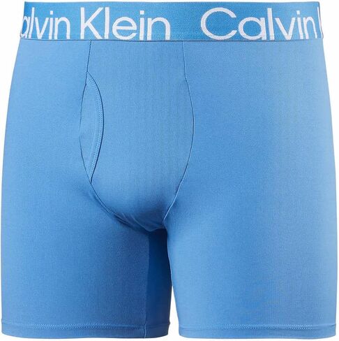 Calvin Klein Mens 3 Pack Micro Rib Boxer Brief (as1, alpha, x_l, regular, regular, Shoreline/Light Blue/Grey) in Saudi Arabia
