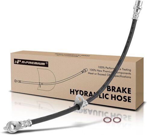 A-Premium Front Driver Brake Hydraulic Hose Compatible with Select Toyota and Lexus Models - Camry 2012-2017, Avalon 2013-2018, ES350/ES300h 2013-2018 - Replace# 9094702G62, 90947A2031 in Saudi Arabia