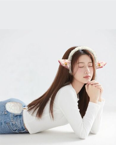 Lamb Headband - Realistic Animal Ears for Halloween Costume, Cosplay, Party Accessory in Saudi Arabia