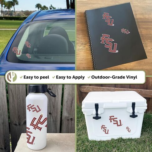 Desert Cactus Florida State University Stickers Seminoles FSU Vinyl Decals Laptop Water Bottle Car Scrapbook T3 (Type 3-2) in Saudi Arabia