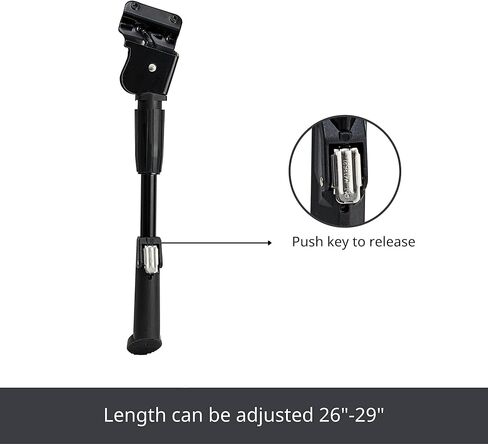N+1 Adjustable Kickstand- Alloy Rear Bike Kick stand, compatible with 26"-29" bikes bikes threaded holes with 40mm hole spacing distance (KF58) in Saudi Arabia
