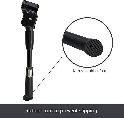 N+1 Adjustable Kickstand- Alloy Rear Bike Kick stand, compatible with 26"-29" bikes bikes threaded holes with 40mm hole spacing distance (KF58) in Saudi Arabia