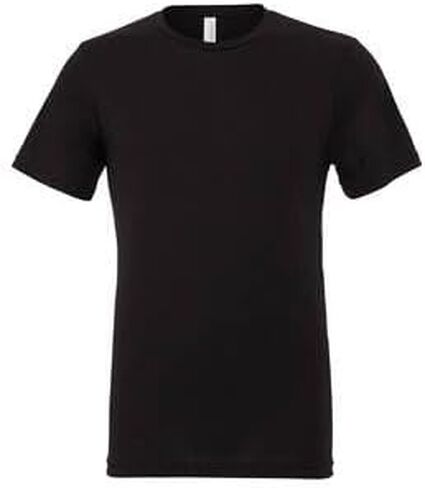 Bella Canvas 6 Pack Adult Unisex Tri Blend T-Shirt Black in Saudi Arabia