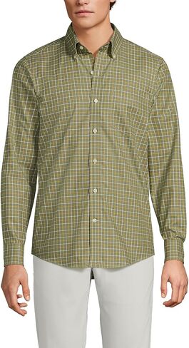 Lands' End Men's Tailored Fit No Iron Twill Long Sleeve Shirt in Saudi Arabia