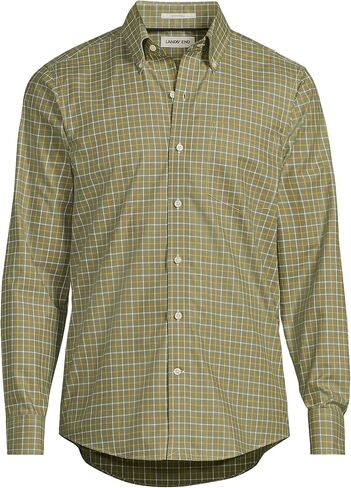 Lands' End Men's Tailored Fit No Iron Twill Long Sleeve Shirt in Saudi Arabia