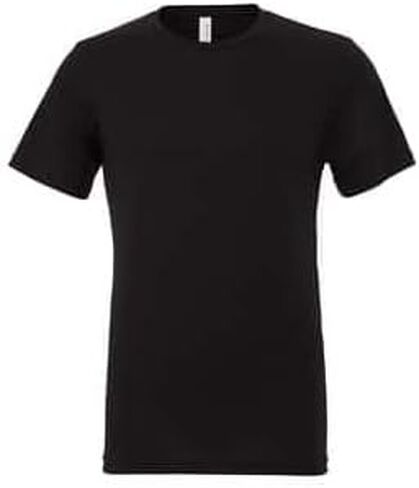 Bella Canvas 6 Pack Adult Unisex Tri Blend T-Shirt Black in Saudi Arabia