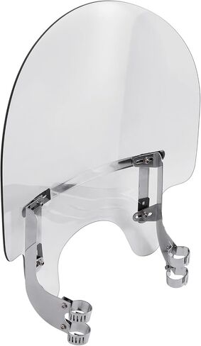 Green-L Windshield & 39mm Clamps Fit for Harley Sportster XL883 XL1200 Dyna Wide Glide Low Rider Fat Bob Clear Windscreen Fork Mount in Saudi Arabia