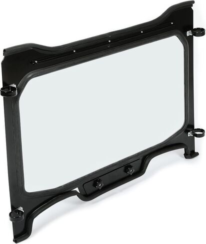 KUAFU Vented Glass Windshield Compatible with 2018-2021 Polaris RZR XP Turbo S 2019-2021 RZR XP 4 Turbo S Black Powder Coated Aluminum Frame in Saudi Arabia