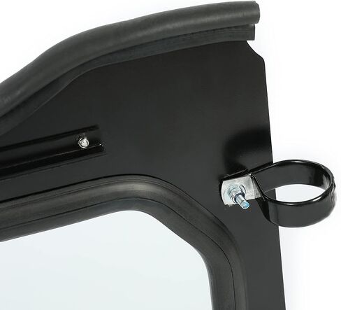 KUAFU Vented Glass Windshield Compatible with 2018-2021 Polaris RZR XP Turbo S 2019-2021 RZR XP 4 Turbo S Black Powder Coated Aluminum Frame in Saudi Arabia