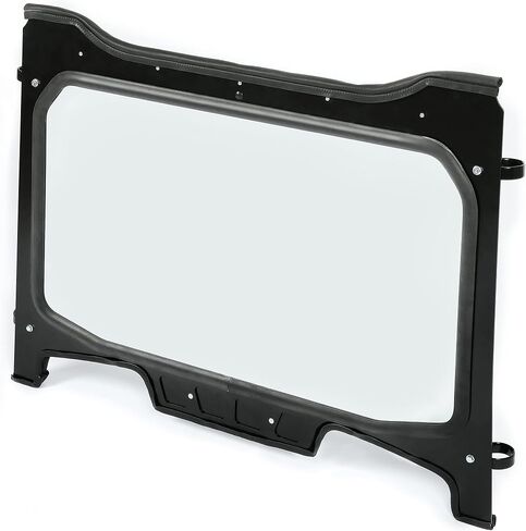 KUAFU Vented Glass Windshield Compatible with 2018-2021 Polaris RZR XP Turbo S 2019-2021 RZR XP 4 Turbo S Black Powder Coated Aluminum Frame in Saudi Arabia