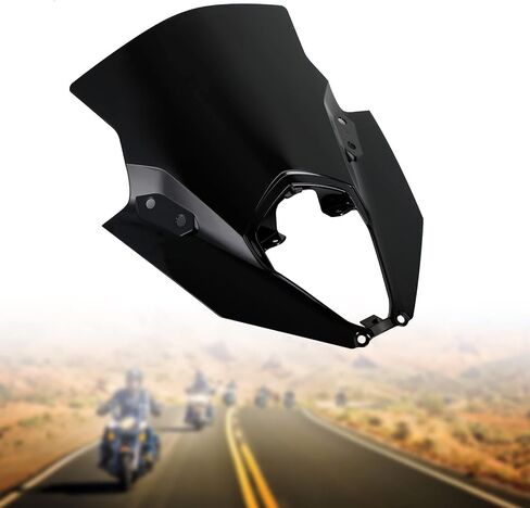 Areyourshop 650 ER6F واقي الزجاج الأمامي منحرف الرياح هدية بديلة مناسبة لـ Kawasaki Ninja 650 ER6F 2020 2021 2022 2023 2024 2025 in Kuwait
