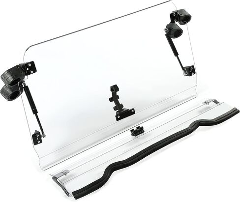 KUAFU 2-IN-1 Adjustable Flip Windshield Compatible with 2014-2018 Polaris RZR XP 1000 / XP 4 1000 Front Full Windscreen Heavy Duty Clear in Saudi Arabia