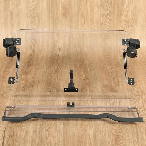 KUAFU 2-IN-1 Adjustable Flip Windshield Compatible with 2014-2018 Polaris RZR XP 1000 / XP 4 1000 Front Full Windscreen Heavy Duty Clear in Saudi Arabia