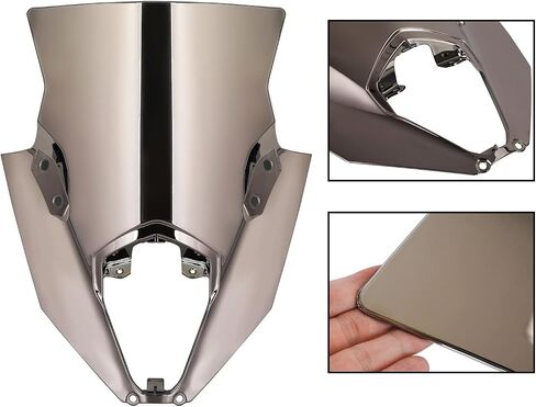Areyourshop 650 ER6F Windshield Windscreen Wind Deflector Protector Fairing Replacement fit for Kawasaki Ninja 650 ER6F 2020 2021 2022 2023 2024 2025 in Saudi Arabia