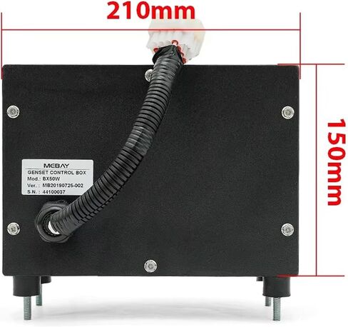 BX50W Diesel Water Pump Engine Digital Meter Generator Controller Box GM50W Multi Functional Digital Meter Generator Parts(BX50W) in Saudi Arabia