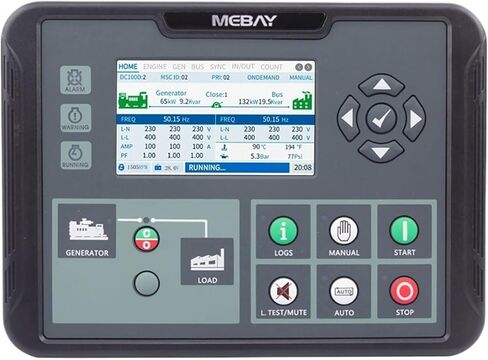 1PCS DC100D Genset Parallel Controller Diesel Generator Engine Control Board CAN Communication Interface Generador Parts in Saudi Arabia