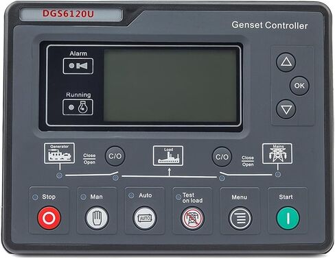 6110U 6120U Diesel Generator Controller AMF Auto Start Stop Control Module Panel Generator Parts Replace HGM6120N(6120U) in Saudi Arabia