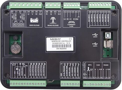 DC90D DC92D DC90DR DC92DR Generator Controller Display Self-Starting Control Board Diesel Genset Spare Parts(DC90DR) in Saudi Arabia