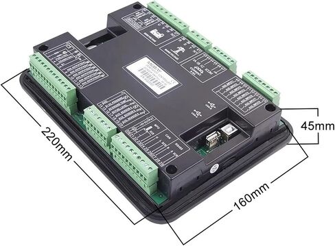 DC90D DC92D DC90DR DC92DR Generator Controller Display Self-Starting Control Board Diesel Genset Spare Parts(DC90DR) in Saudi Arabia