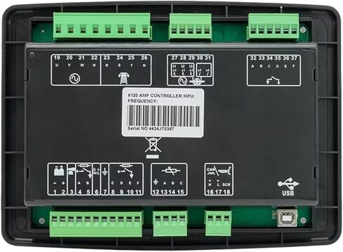 DSE6120 Auto Stop Generator Controller Panel Control Module Diesel Genset Spare Parts DSE6110(DSE6120 Original) in Saudi Arabia