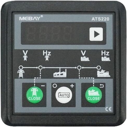 ATS220 Generator Automatic Mains Switch Controller Automatic Or Manual ATS Dual Power Switch in Saudi Arabia