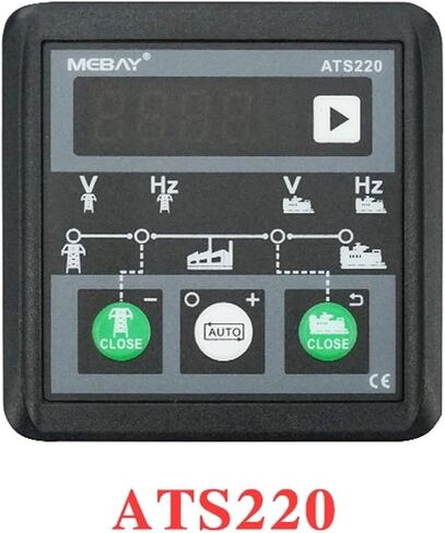 ATS220 Generator Automatic Mains Switch Controller Automatic Or Manual ATS Dual Power Switch in Saudi Arabia
