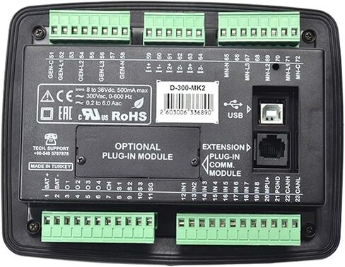 D300 Controller Template Diesel Generator Controller Accessories(Original D300 MK3) in Saudi Arabia