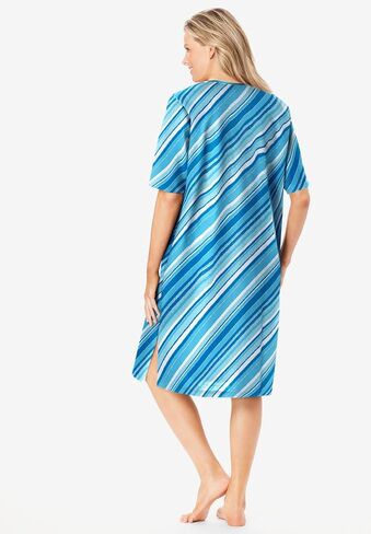 Dreams & Co. Plus Size Short-Sleeve Sleepshirt in Saudi Arabia