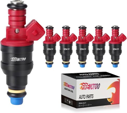 Fuel Injectors Pack of 6 4 Holes for Ford Explorer 1993-1996 Ranger 1993-1996 Aerostar 1996 for Mazda B4000 1997 Navajo 1993-1994 4.0L V6 in Saudi Arabia