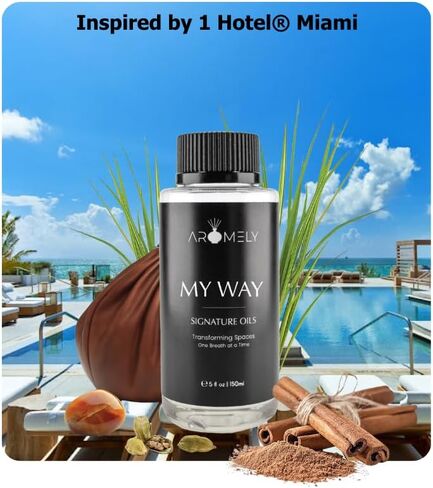My Way Diffuser Oil is a Sophisticated Blend of Sandalwood, Cedar, Florals, Tuscan Leather, and Amber, Creating an Exquisite Fragrance for Scent diffusers. (50ml) in Saudi Arabia